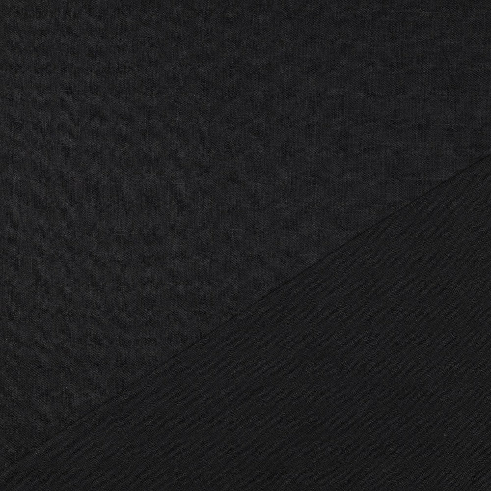 Black Washed Linen