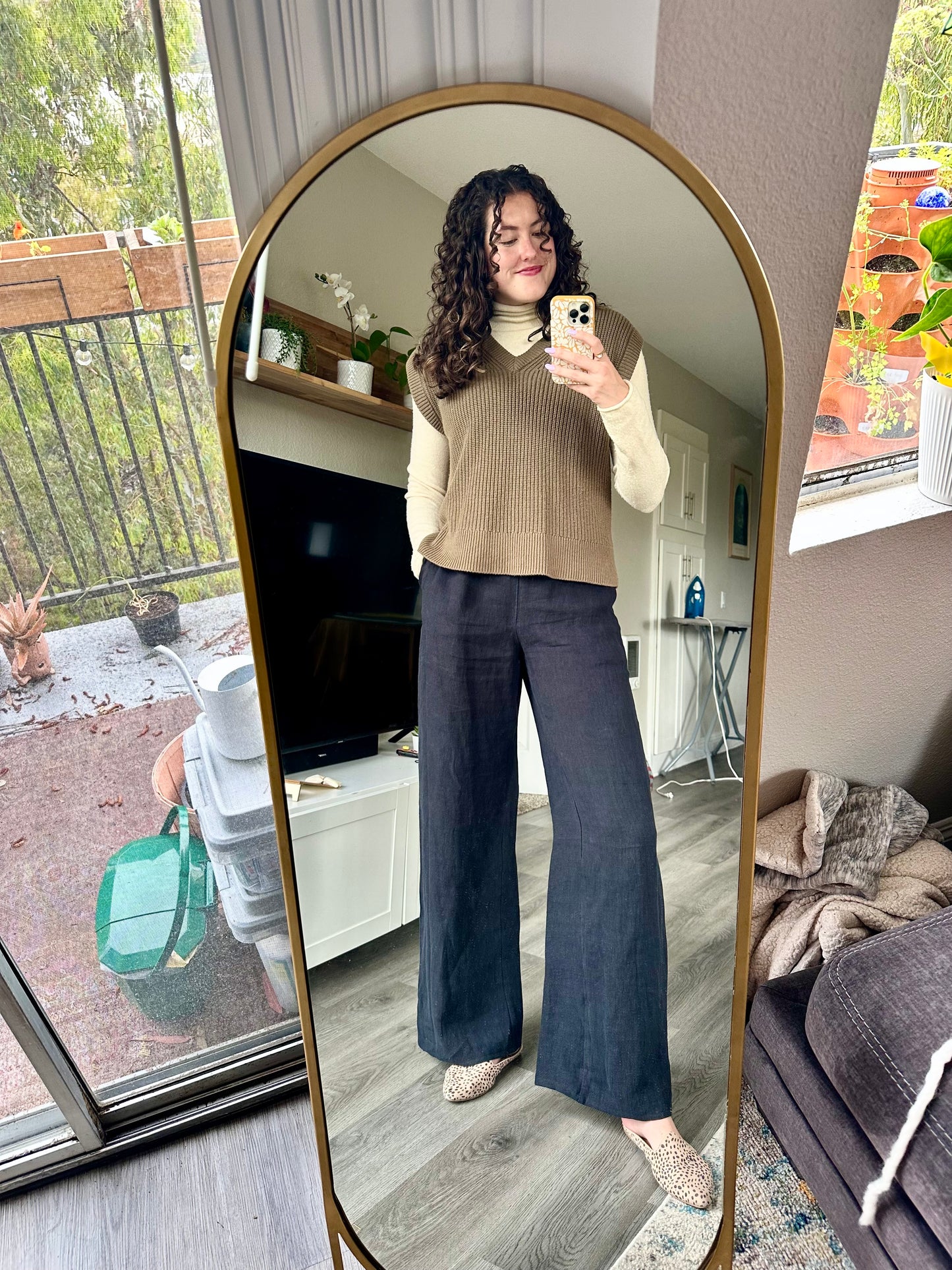 Linen Twill in Black