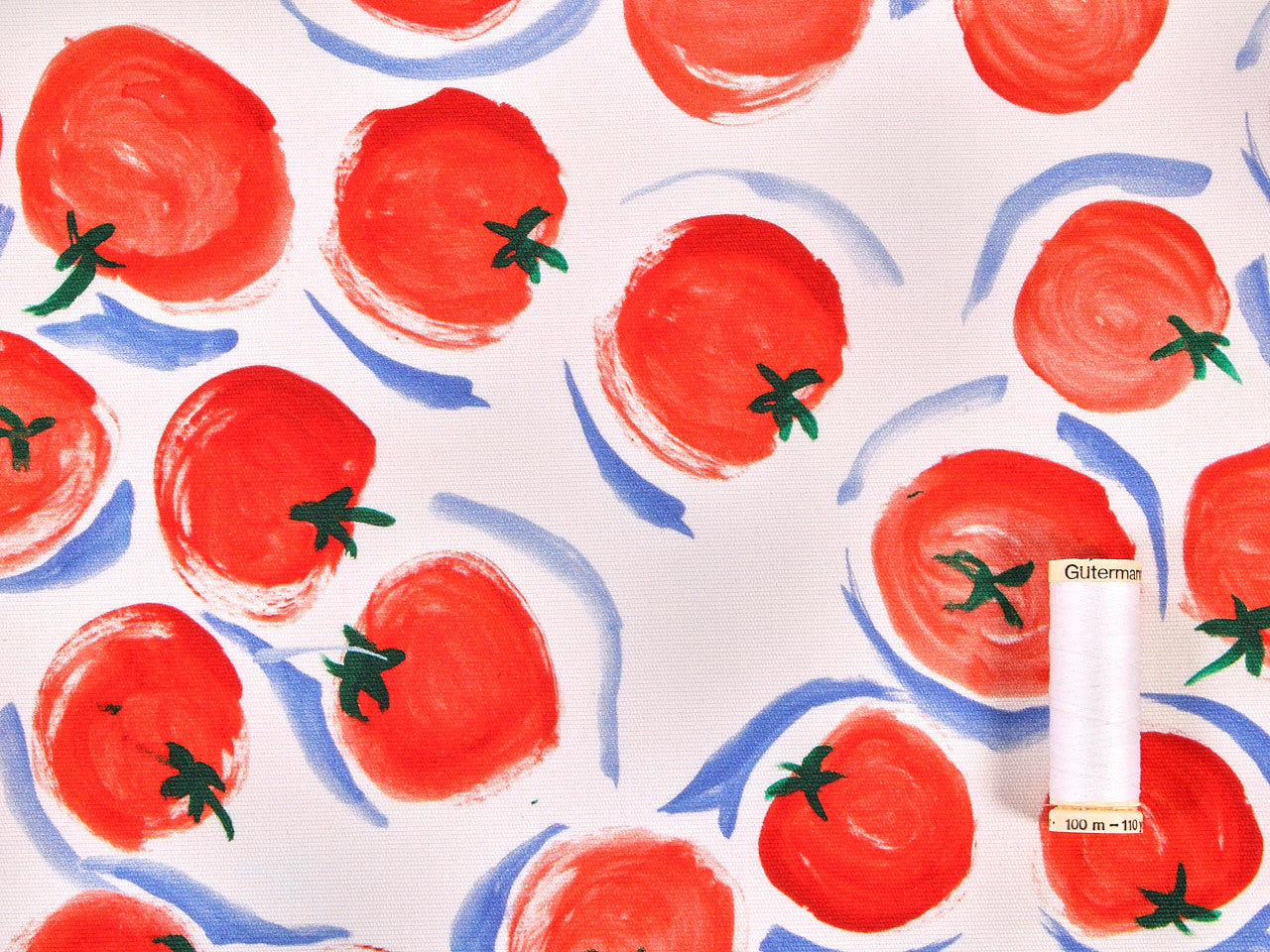 Tomato Stretch Denim in Off White