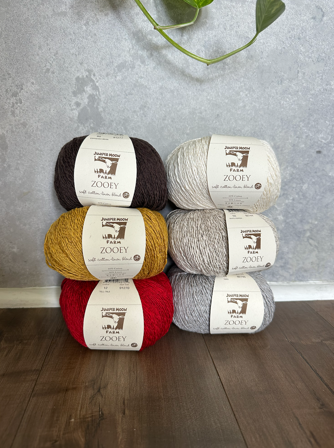 Zooey Cotton/Linen Yarn in Goldenrod