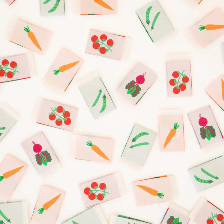 Veggie Sewing Labels
