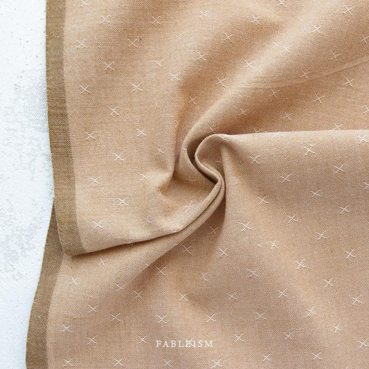 Subtle Texture Pan Dulce Fabric by Fableism Fabric | Wild Sprout Wovens sold by 1/2 yard | 100% Cotton woven fabric for quilting, clothes