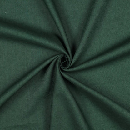 Washed Linen in Forest Green
