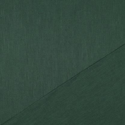 Washed Linen in Forest Green