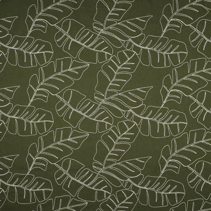 Embroidered Foliage Linen Viscose