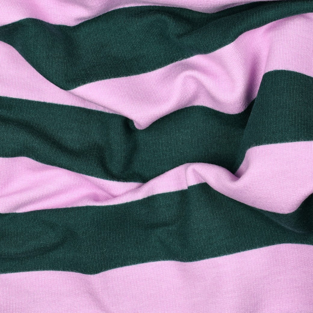 Light Cotton Sweatshirt Fleece - Pink/Green
