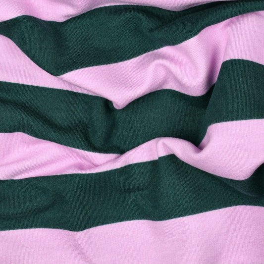 Light Cotton Sweatshirt Fleece - Pink/Green