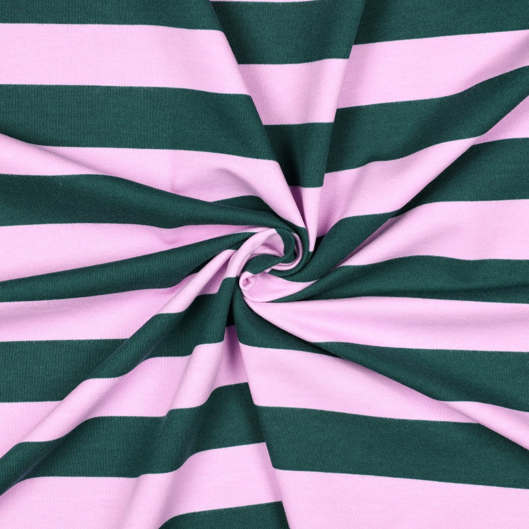 Light Cotton Sweatshirt Fleece - Pink/Green