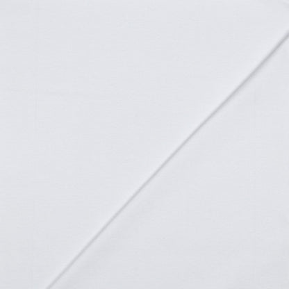 Organic Cotton Tubular Rib Knit - White