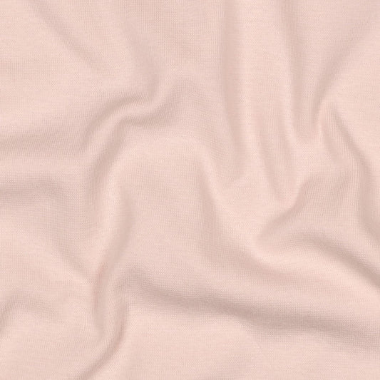 Organic Cotton Tubular Rib Knit - Light Peach