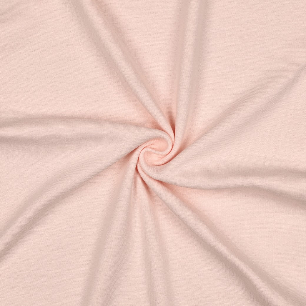 Organic Cotton Tubular Rib Knit - Light Peach