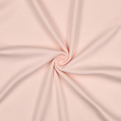 Organic Cotton Tubular Rib Knit - Light Peach
