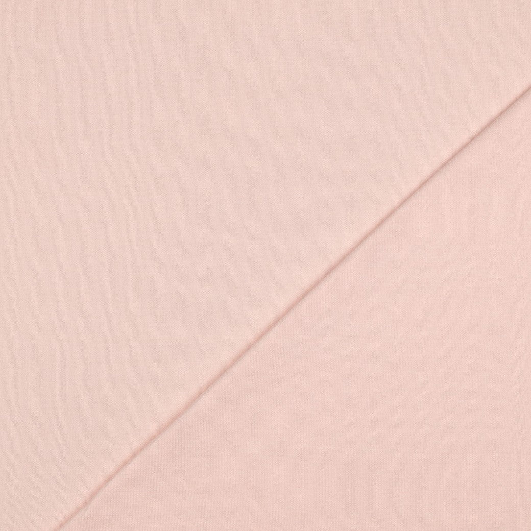 Organic Cotton Tubular Rib Knit - Light Peach