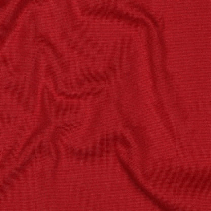 Organic Cotton Tubular Rib Knit - Red