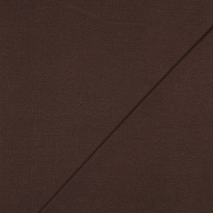 Organic Cotton Tubular Rib Knit - Brown