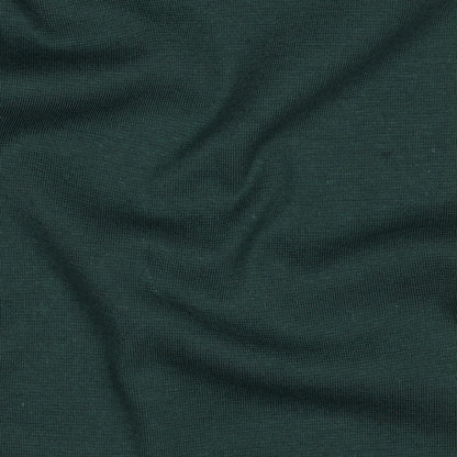Organic Cotton Tubular Rib Knit - Forest Green