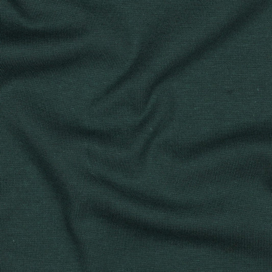Organic Cotton Tubular Rib Knit - Forest Green