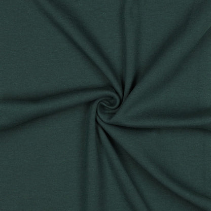 Organic Cotton Tubular Rib Knit - Forest Green