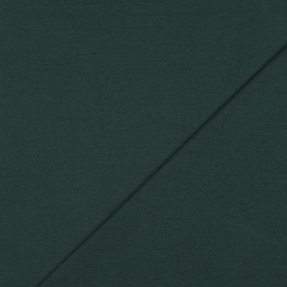 Organic Cotton Tubular Rib Knit - Forest Green