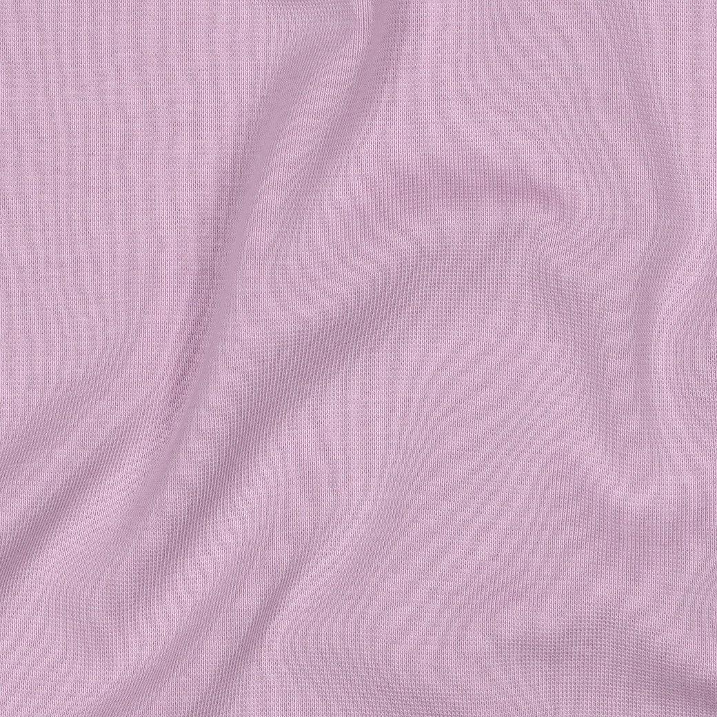 Organic Cotton Tubular Rib Knit - Lavender