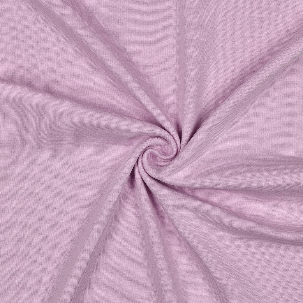 Organic Cotton Tubular Rib Knit - Lavender