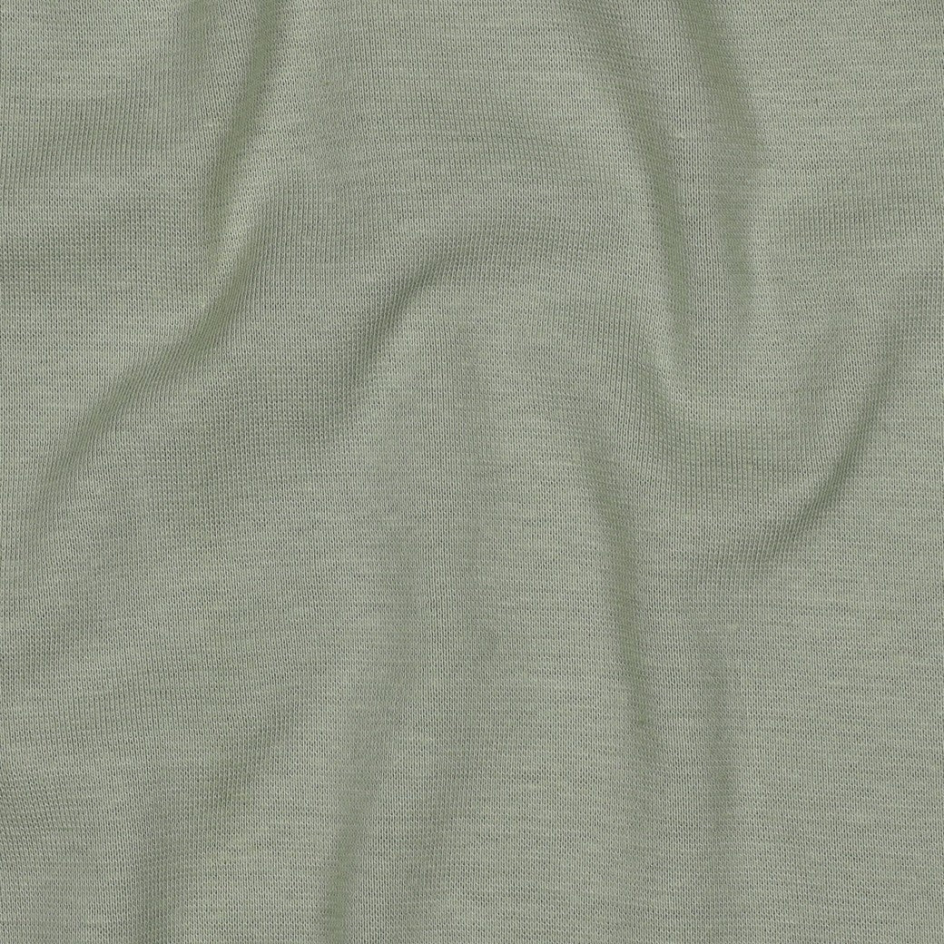 Organic Cotton Tubular Rib Knit - Sage