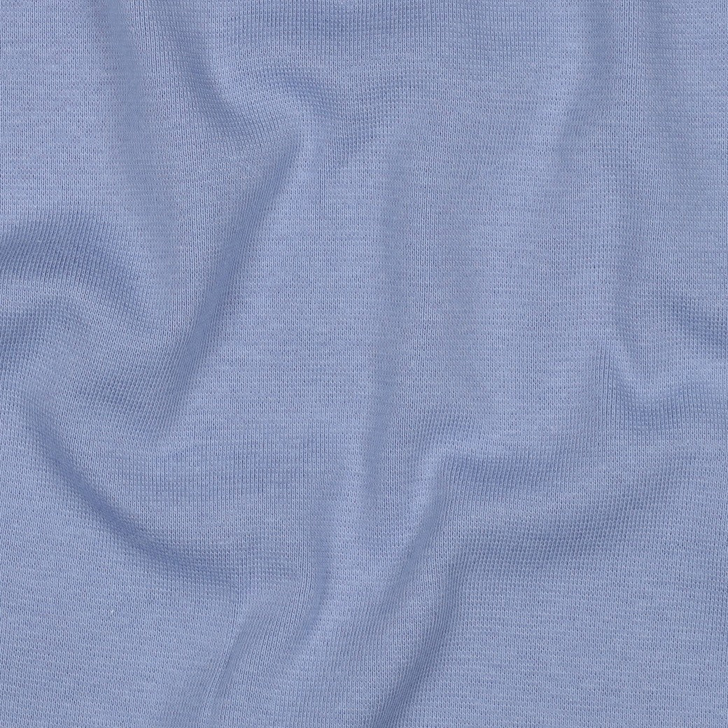 Organic Cotton Tubular Rib Knit - Periwinkle