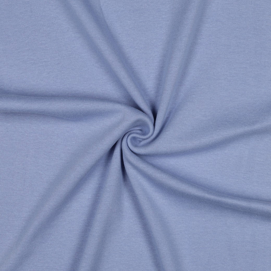 Organic Cotton Tubular Rib Knit - Periwinkle