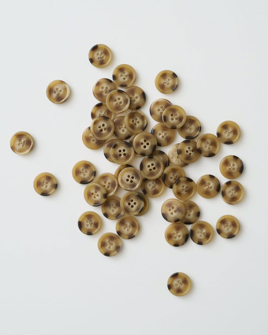 Tortoiseshell 3/4" Resin Button: Set of 6