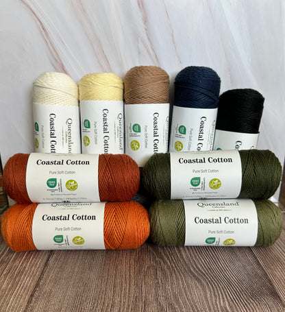 Coastal Cotton Yarn in Jet