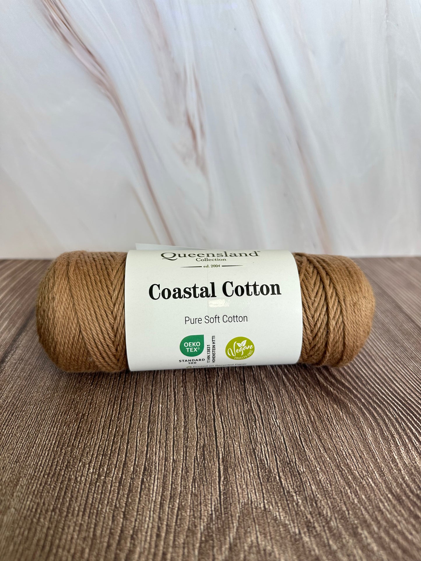 Coastal Cotton Yarn in Latte