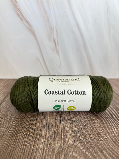 Coastal Cotton Yarn in Seaweed