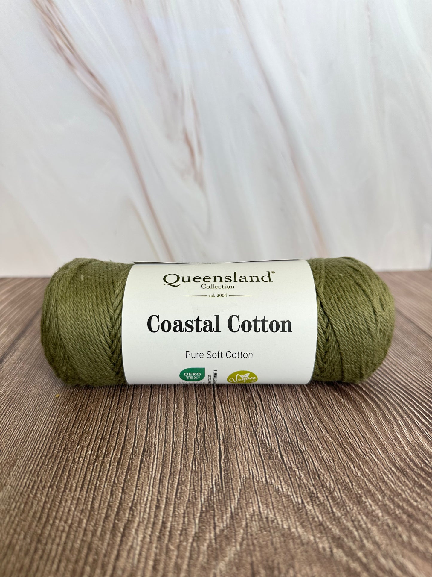 Coastal Cotton Yarn in Moss