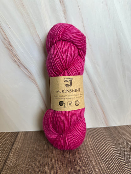 Moonshine Worsted Weight Yarn in Enchanting Rose