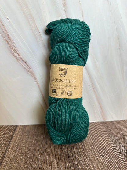 Moonshine Worsted Weight Yarn in June Bug