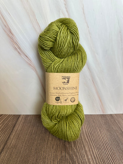 Moonshine Worsted Weight Yarn in Ivy