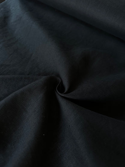 Black Washed Linen