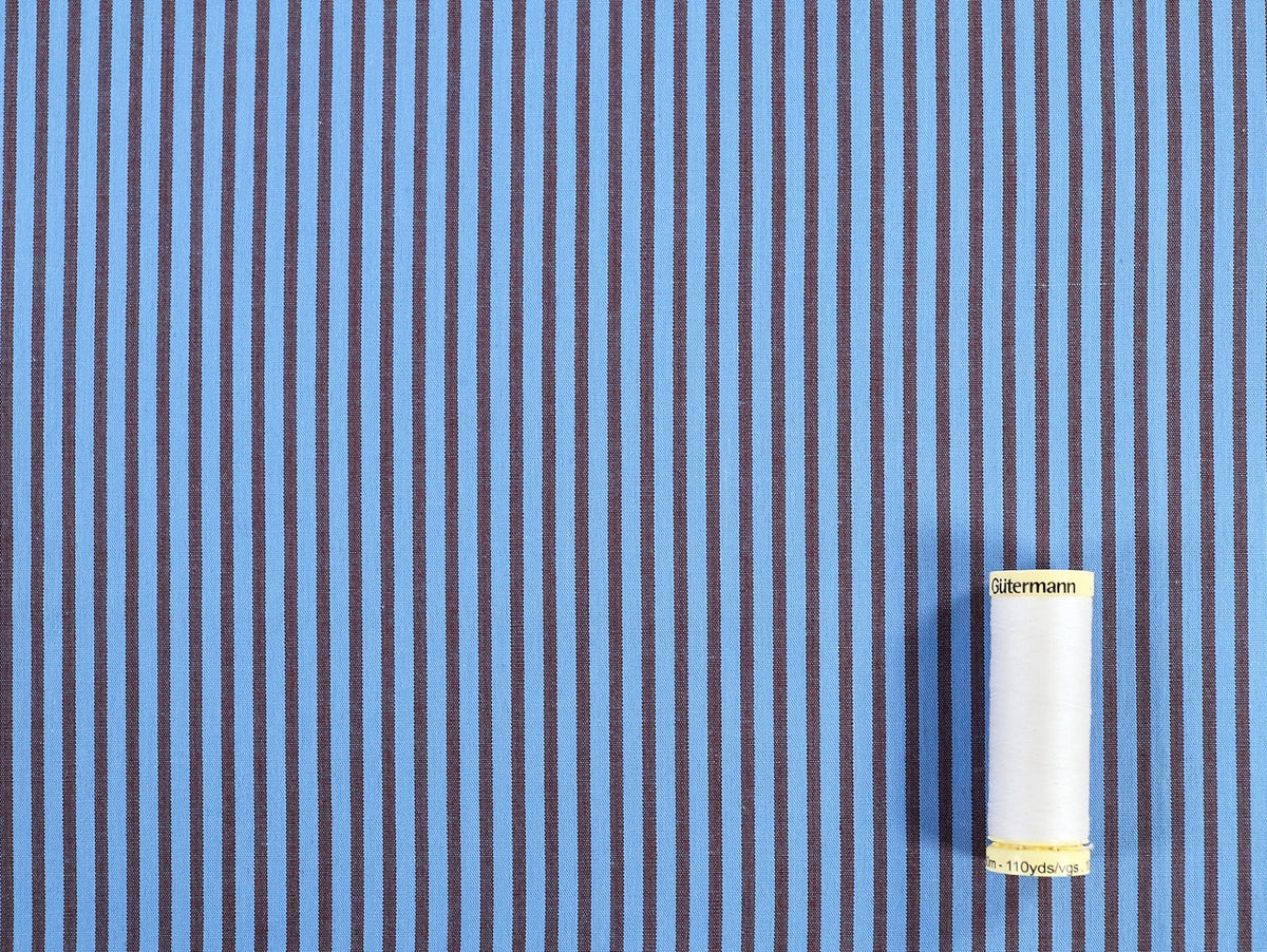 Oscar Stripe 100% Cotton Poplin