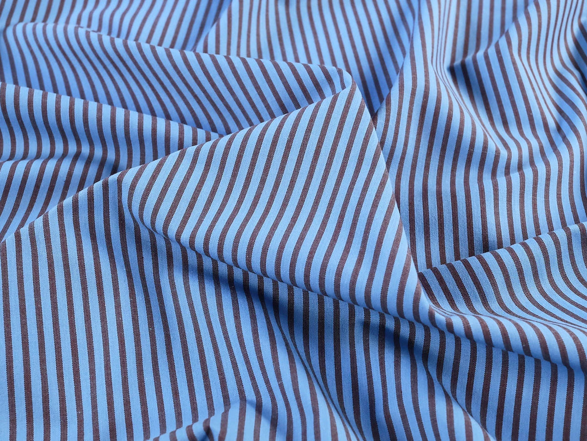 Oscar Stripe 100% Cotton Poplin
