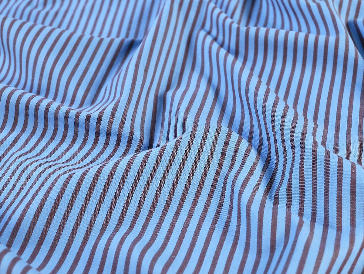 Oscar Stripe 100% Cotton Poplin