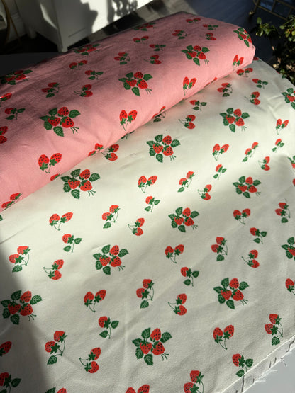 Strawberry Fayre Denim in Cream