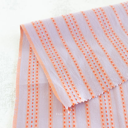 Lucky Loom Stitch Stripe in Lavender