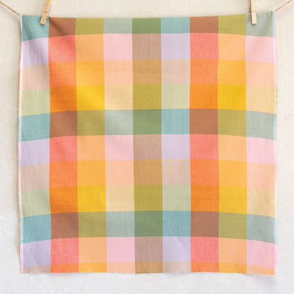 Lumiere Happy Checkers Cotton in Bloom