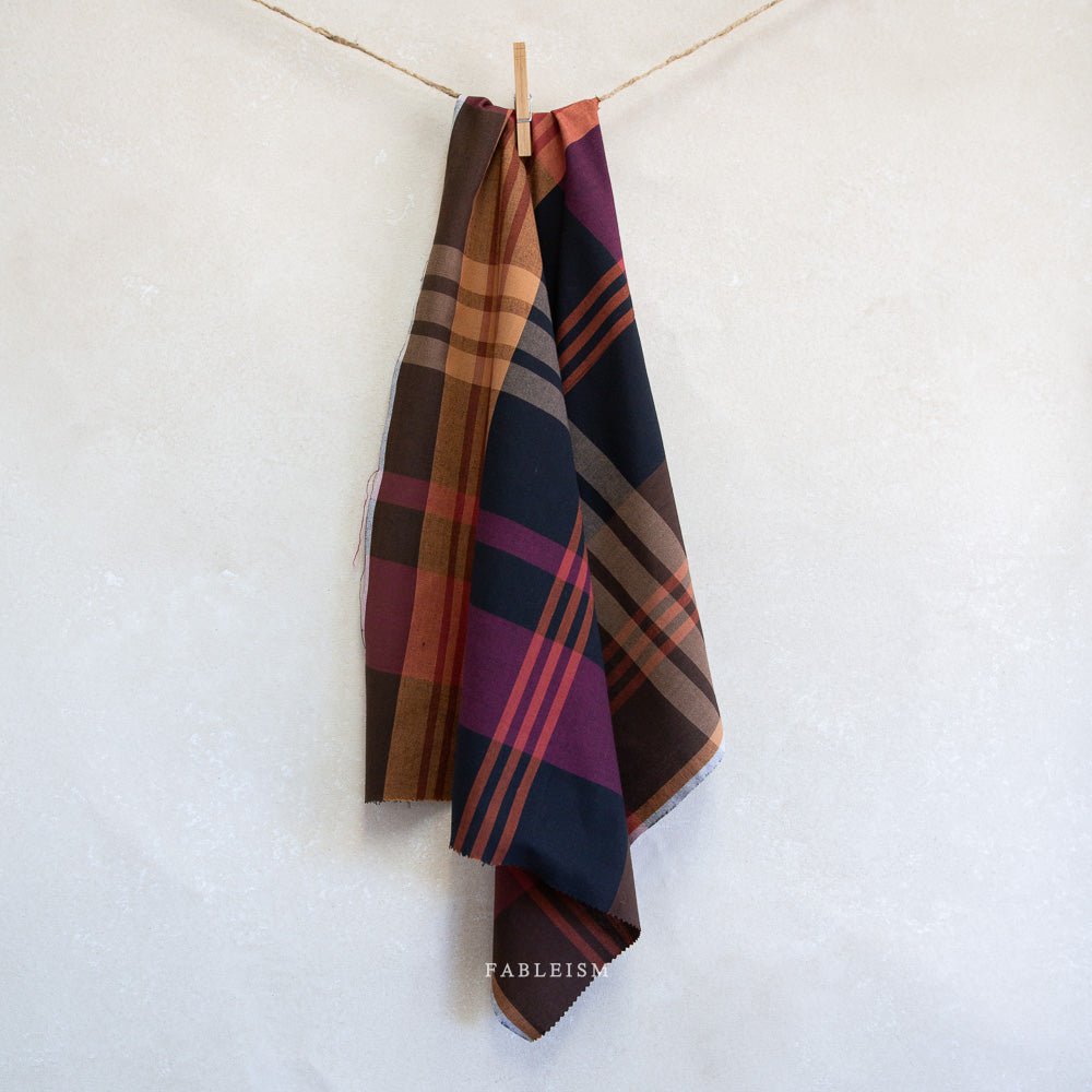 Lumiere House Dress Cotton in Mahogany