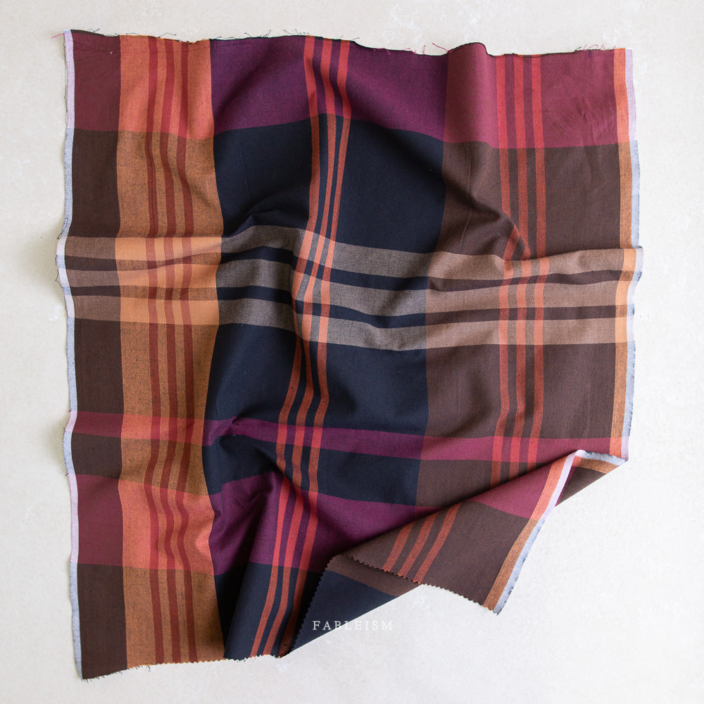 Lumiere House Dress Cotton in Mahogany