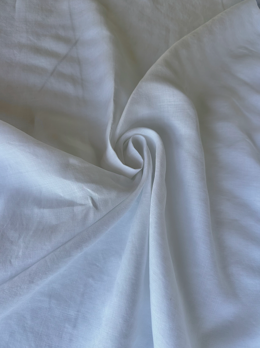 Lightweight Linen in White