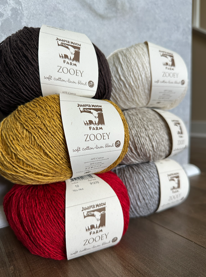 Zooey Cotton/Linen Yarn in Taro