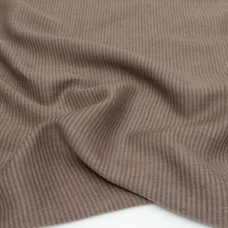 Mocha Stripe Linen/Cotton