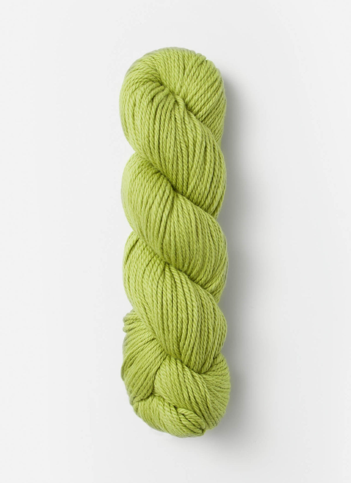 Worsted Wool/Cotton Sweater Yarn in Grass