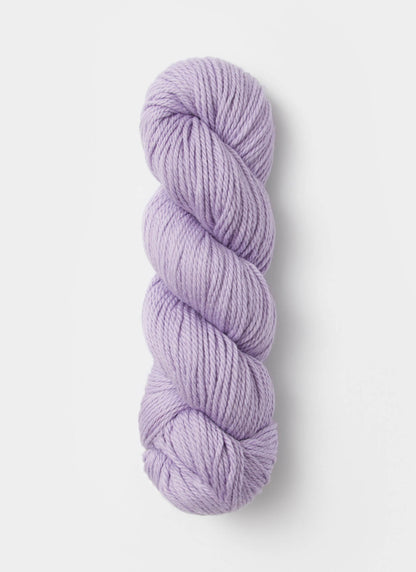 Worsted Wool/Cotton Sweater Yarn in Lilac